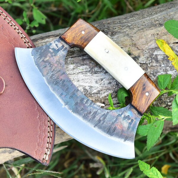 Carbon Steel Traditional Ulu Knife