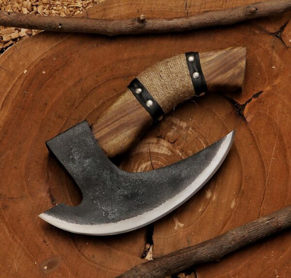 Pizza Cutter Axe –Viking Axe "Brown"
